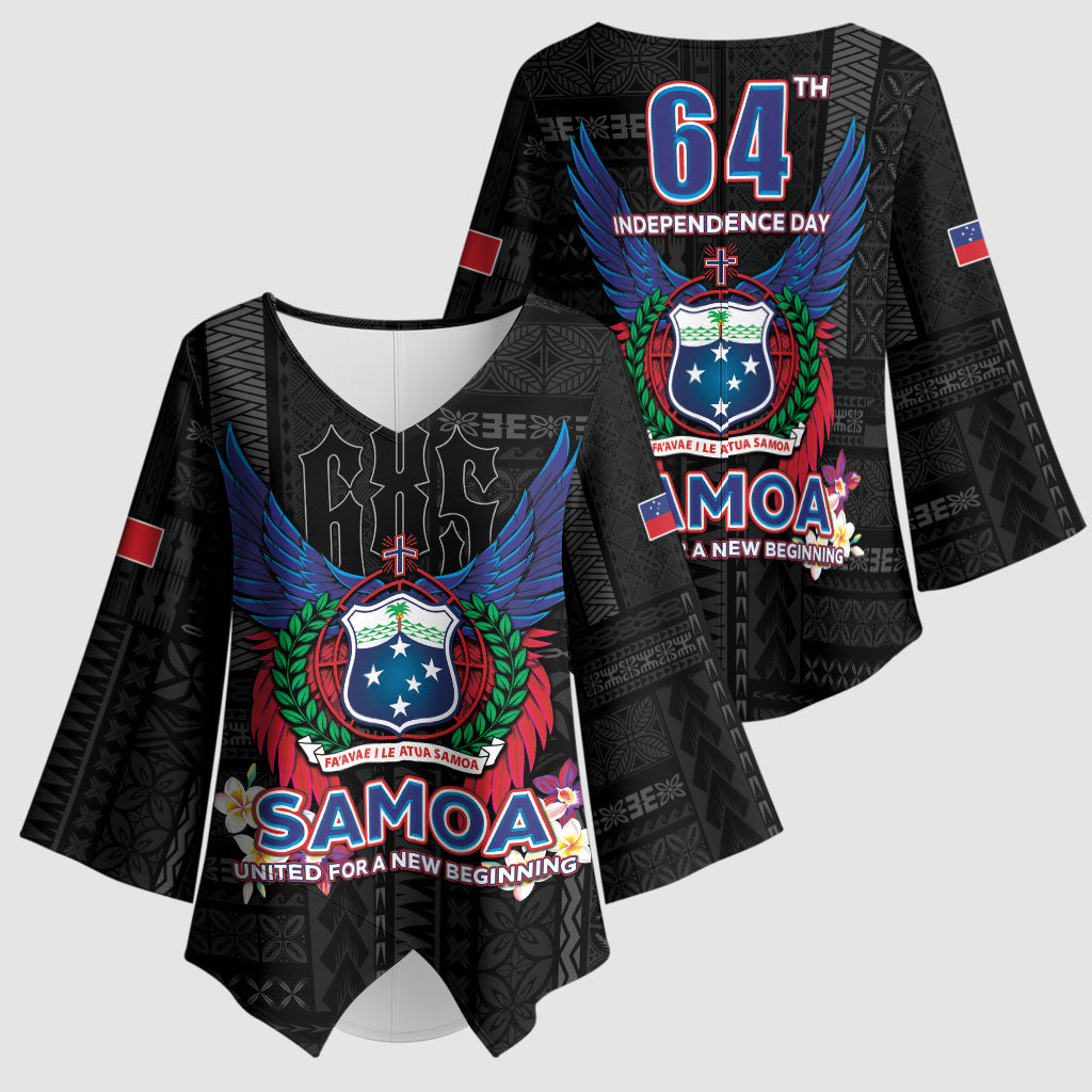 Samoa 64th Independence Anniversary Kimono Sleeve Blouse