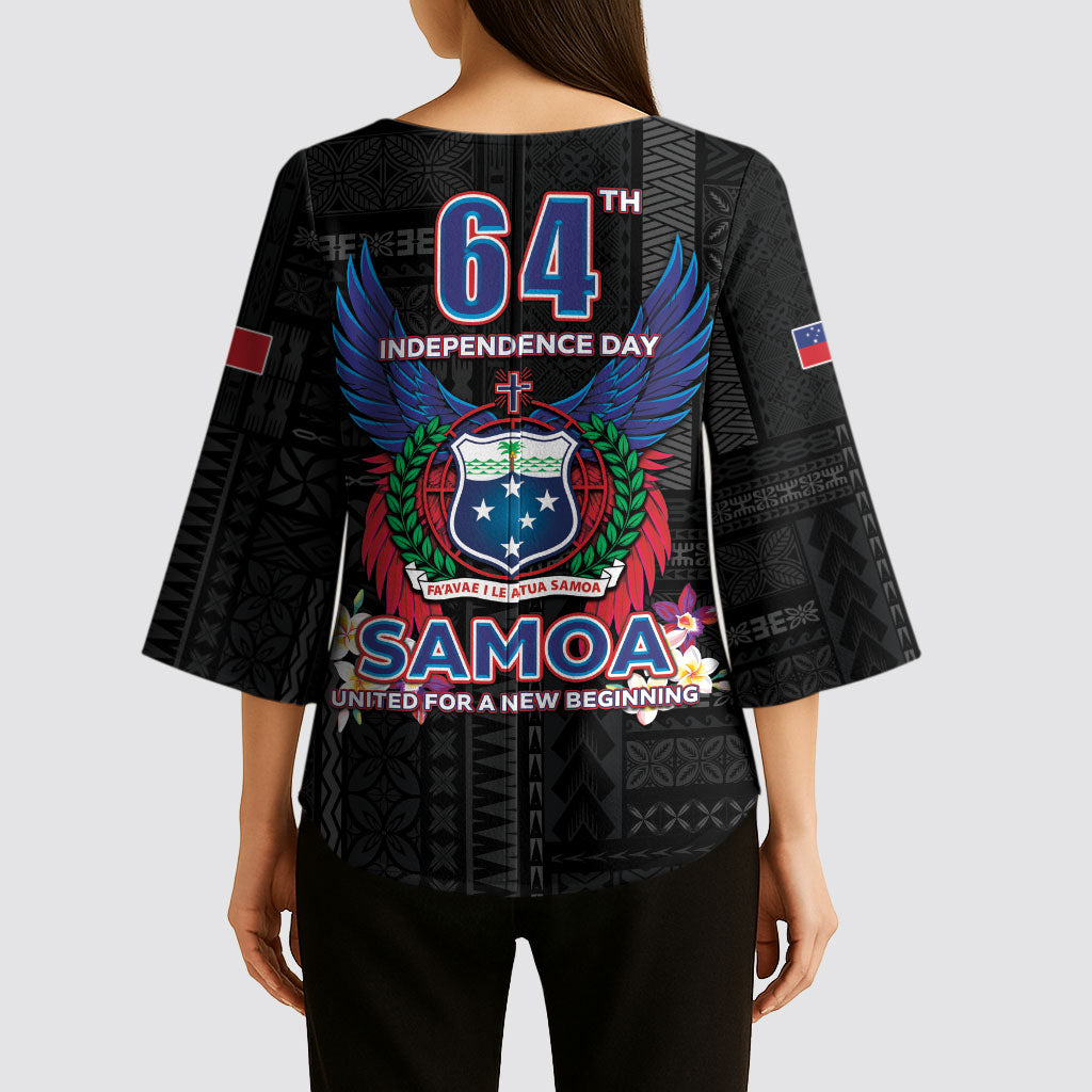 Samoa 64th Independence Anniversary Kimono Sleeve Blouse