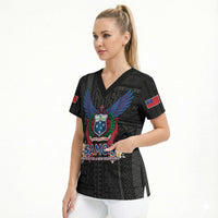 Samoa 64th Independence Anniversary Scrub Top