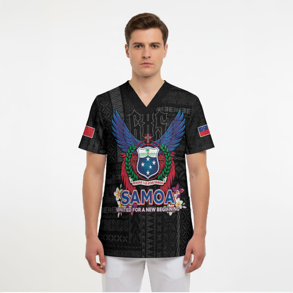 Samoa 64th Independence Anniversary Scrub Top