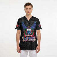 Samoa 64th Independence Anniversary Scrub Top