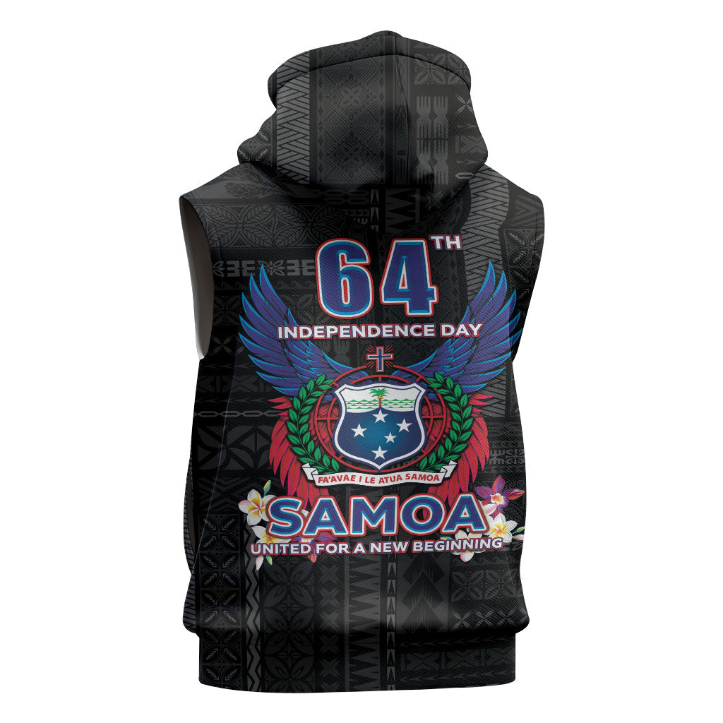 Samoa 64th Independence Anniversary Sleeveless Hoodie LT05 - Polynesian Pride