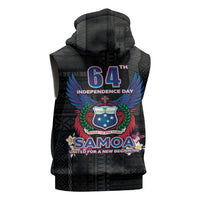 Samoa 64th Independence Anniversary Sleeveless Zip Hoodie LT05 - Polynesian Pride