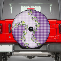 Violet Hawaii Palaka Spare Tire Cover Maile Pikake Honohono Orchid Lei LT05 - Polynesian Pride