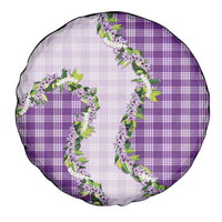 Violet Hawaii Palaka Spare Tire Cover Maile Pikake Honohono Orchid Lei LT05 - Polynesian Pride