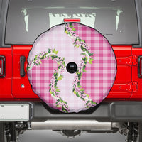 Pink Hawaii Palaka Spare Tire Cover Maile Pikake Honohono Orchid Lei LT05 - Polynesian Pride