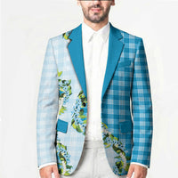 Blue Hawaii Palaka Blazer Maile Pikake Honohono Orchid Lei LT05 - Polynesian Pride