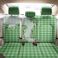 Green Hawaii Palaka Back Car Seat Cover Maile Pikake Honohono Orchid Lei LT05 - Polynesian Pride