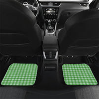 Green Hawaii Palaka Car Mats Maile Pikake Honohono Orchid Lei