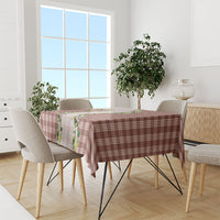 Mocha Hawaii Palaka Tablecloth Maile Pikake Honohono Orchid Lei