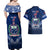 Custom Samoa Rugby Couples Matching Off Shoulder Maxi Dress and Hawaiian Shirt World Cup 2023 Coat Of Arms With Polynesian Pattern LT05 - Polynesian Pride