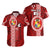 Custom Tonga Rugby Hawaiian Shirt World Cup 2023 Coat Of Arms Ngatu Pattern LT05 - Polynesian Pride