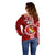 Custom Tonga Rugby Off Shoulder Sweater World Cup 2023 Coat Of Arms Ngatu Pattern LT05 - Polynesian Pride