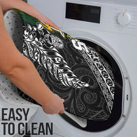 Rugby New Zealand South Africa Bathroom Set Maori Tiki Springboks Together