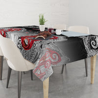 New Zealand Waitangi Day Tablecloth Aotearoa Te Ra O Waitangi Manaia Maori Pattern LT05 - Polynesian Pride