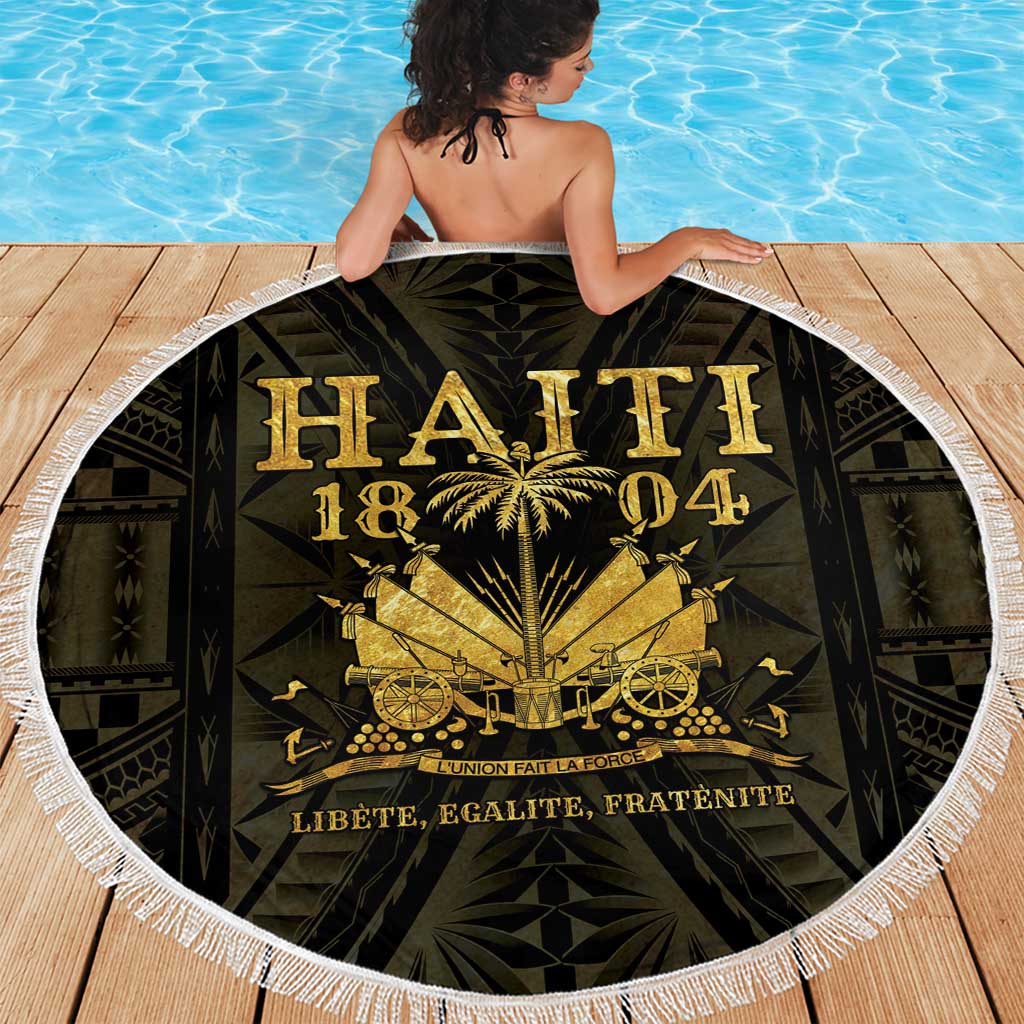 Haiti 1804 Beach Blanket Polynesian Gold Neg Maron