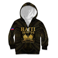 Haiti 1804 Kid Hoodie Polynesian Gold Neg Maron