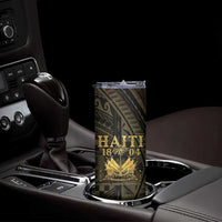 Haiti 1804 Skinny Tumbler Polynesian Gold Neg Maron