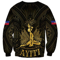 Haiti 1804 Sweatshirt Polynesian Gold Neg Maron LT05 - Polynesian Pride