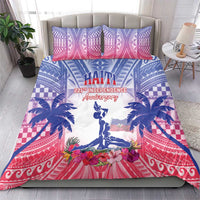 Haiti Independence Day Bedding Set Neg Maron Polynesian Style