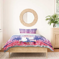 Haiti Independence Day Bedding Set Neg Maron Polynesian Style