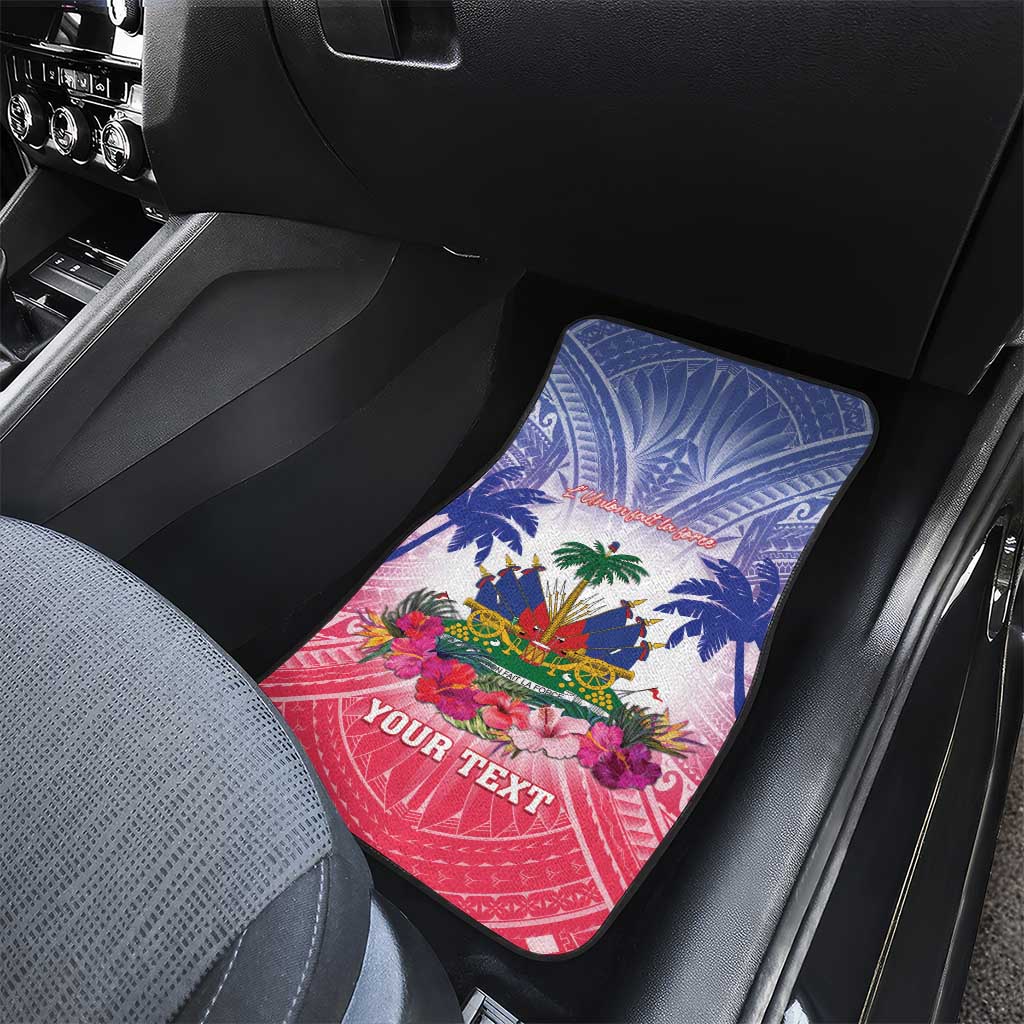 Haiti Independence Day Car Mats Neg Maron Polynesian Style LT05