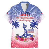 Personalised Haiti Independence Day Family Matching Mermaid Dress and Hawaiian Shirt Neg Maron Polynesian Style LT05 - Polynesian Pride