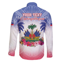 Personalised Haiti Independence Day Family Matching Short Sleeve Bodycon Dress and Hawaiian Shirt Neg Maron Polynesian Style LT05 - Polynesian Pride