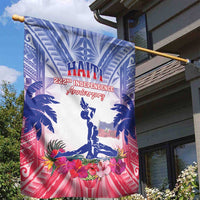 Haiti Independence Day Garden Flag Neg Maron Polynesian Style LT05 - Polynesian Pride