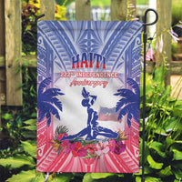 Haiti Independence Day Garden Flag Neg Maron Polynesian Style LT05 Garden Flag Blue - Polynesian Pride