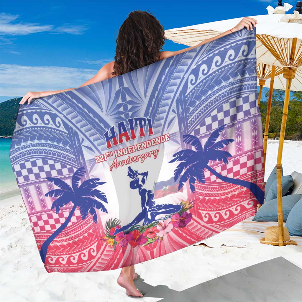 Haiti Independence Day Sarong Neg Maron Polynesian Style