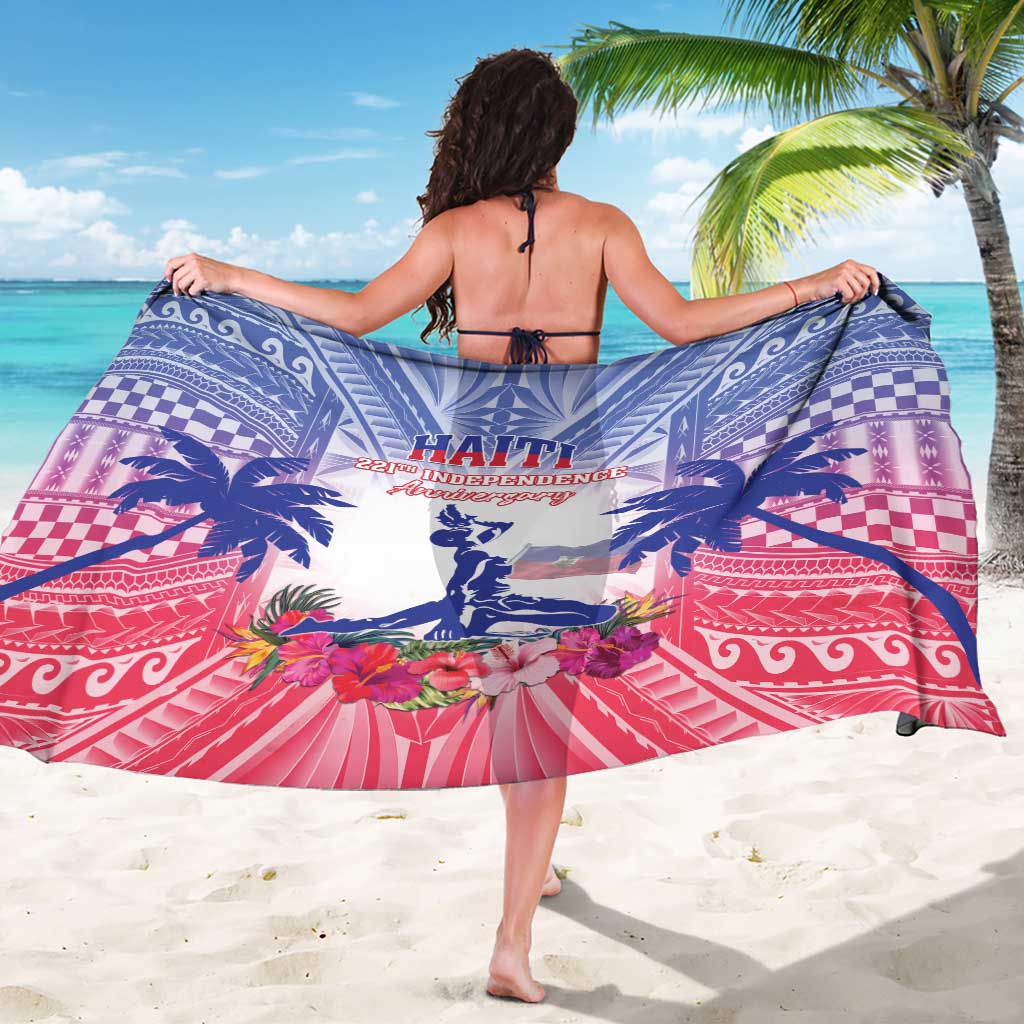 Haiti Independence Day Sarong Neg Maron Polynesian Style