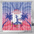 Haiti Independence Day Shower Curtain Neg Maron Polynesian Style