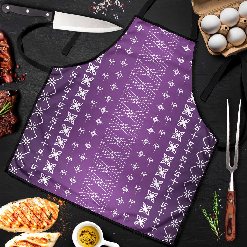 Purple Samoa Malu Tattoo Inspired Apron LT05 Purple - Polynesian Pride
