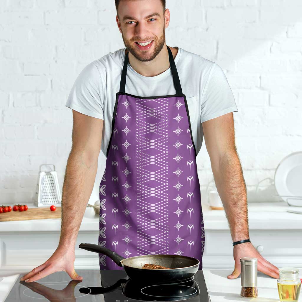 Purple Samoa Malu Tattoo Inspired Apron LT05 - Polynesian Pride