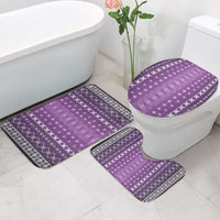 Purple Samoa Malu Tattoo Inspired Bathroom Set - Polynesian Pride