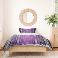 Purple Samoa Malu Tattoo Inspired Bedding Set - Polynesian Pride