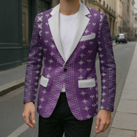 Purple Samoa Malu Tattoo Inspired Blazer - Polynesian Pride