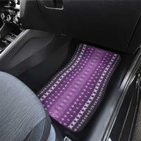Purple Samoa Malu Tattoo Inspired Car Mats - Polynesian Pride