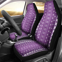 Purple Samoa Malu Tattoo Inspired Car Seat Cover LT05 - Polynesian Pride