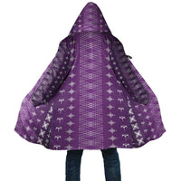 Purple Samoa Malu Tattoo Inspired Cloak LT05 Unisex Purple - Polynesian Pride