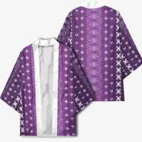 Purple Samoa Malu Tattoo Inspired Kimono - Polynesian Pride