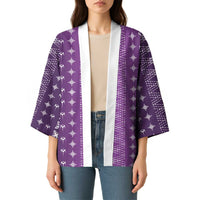 Purple Samoa Malu Tattoo Inspired Kimono - Polynesian Pride