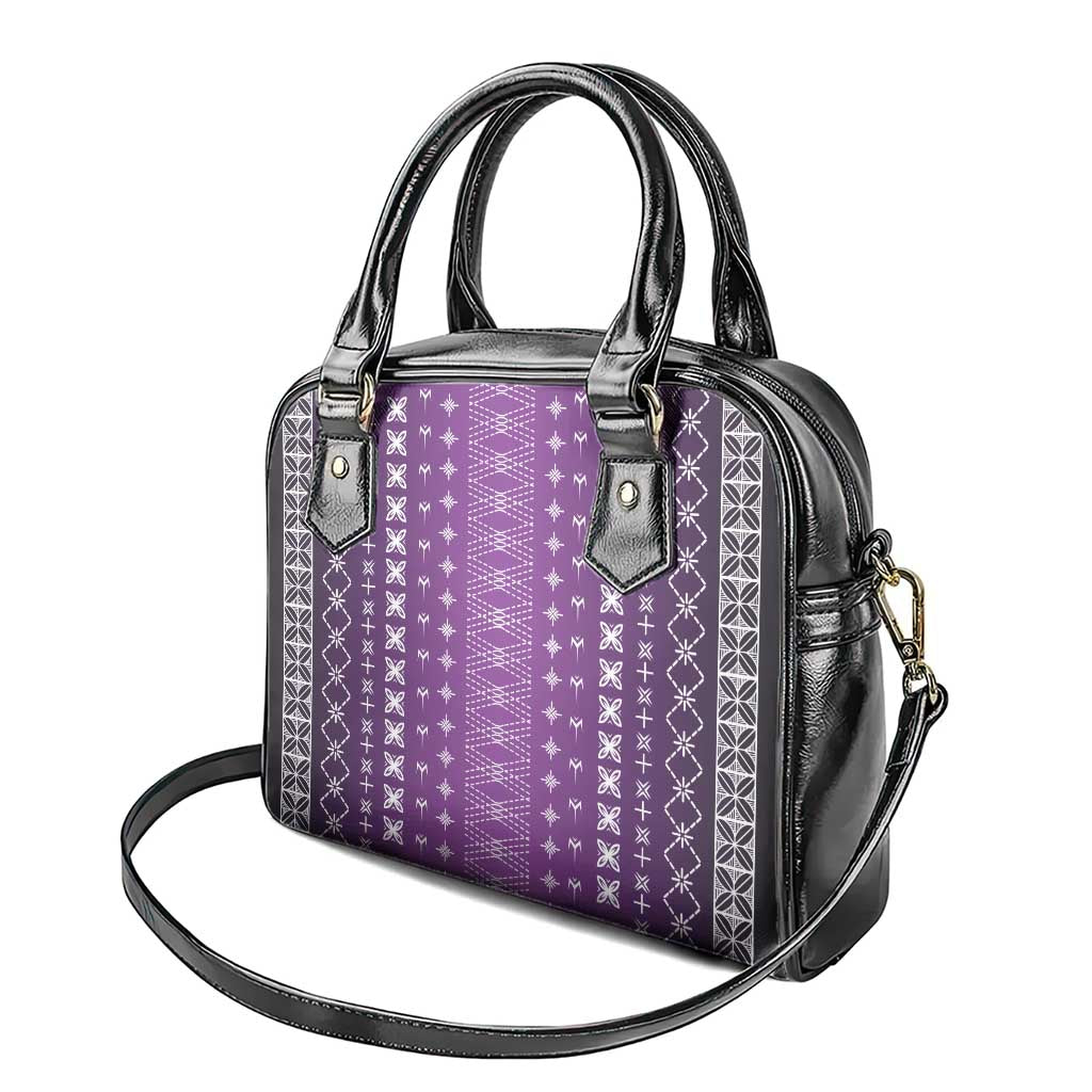 Purple Samoa Malu Tattoo Inspired Shoulder Handbag - Polynesian Pride