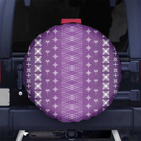 Purple Samoa Malu Tattoo Inspired Spare Tire Cover - Polynesian Pride