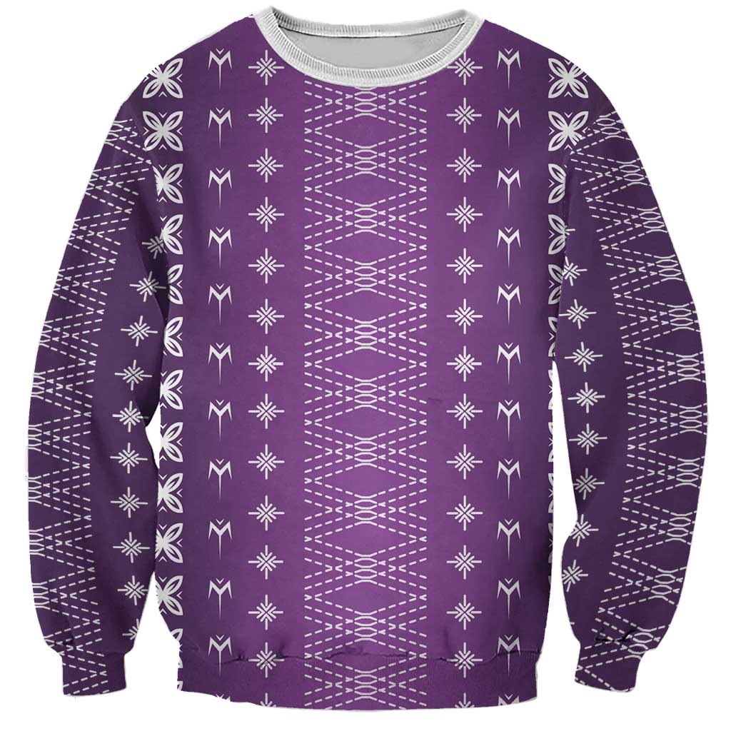 Purple Samoa Malu Tattoo Inspired Sweatshirt - Polynesian Pride
