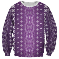 Purple Samoa Malu Tattoo Inspired Sweatshirt - Polynesian Pride