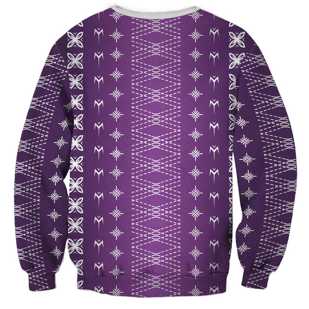 Purple Samoa Malu Tattoo Inspired Sweatshirt - Polynesian Pride