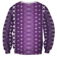 Purple Samoa Malu Tattoo Inspired Sweatshirt - Polynesian Pride