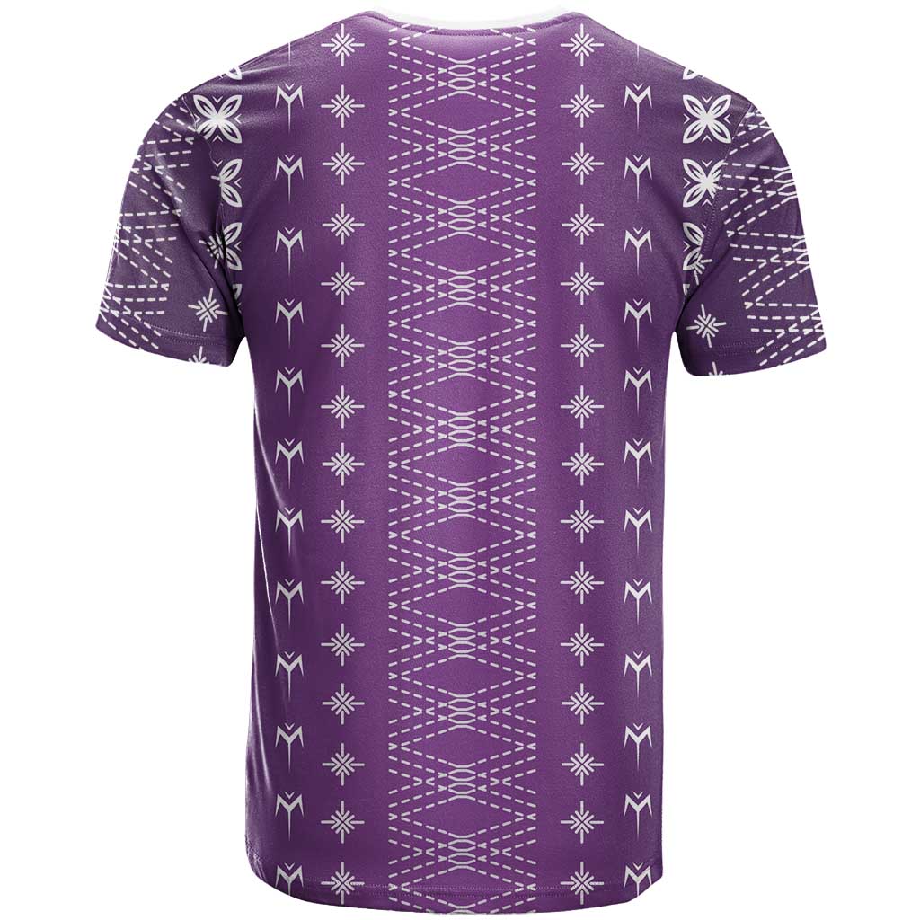 Purple Samoa Malu Tattoo Inspired T Shirt LT05 - Polynesian Pride